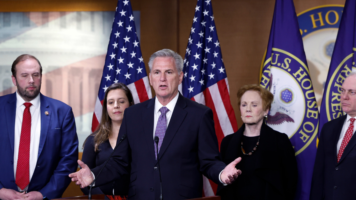 Republican Representatives Jason Smith, Elise Stefanik, Kevin McCarthy, Kay Granger and Steve Scalise
