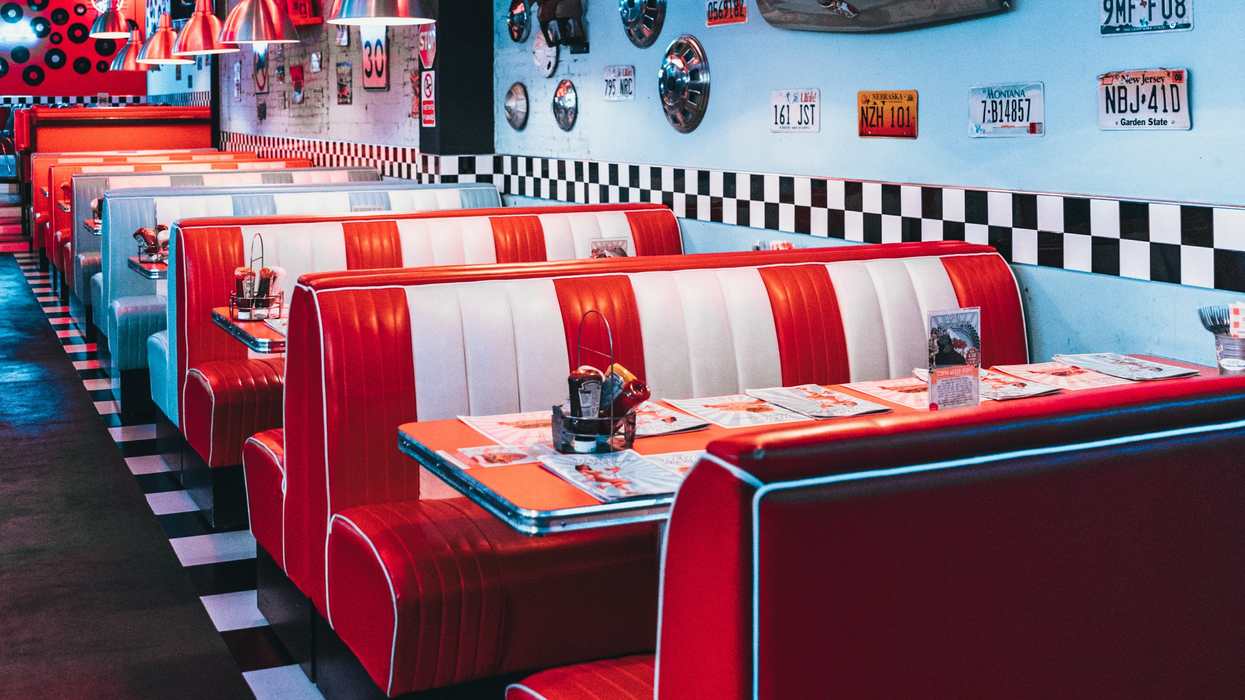 retro diner interior