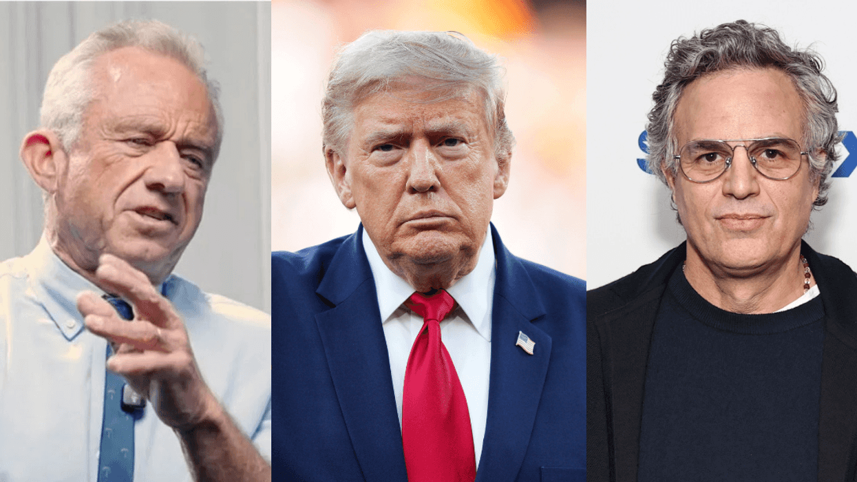 RFK Jr.; Donald Trump; Mark Ruffalo