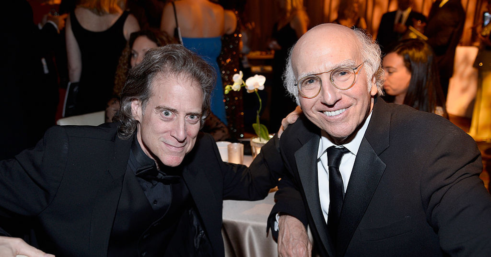 Richard Lewis and Larry David