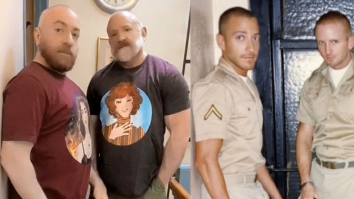 Richie and Duane in 2023; Richie and Duane in 1997