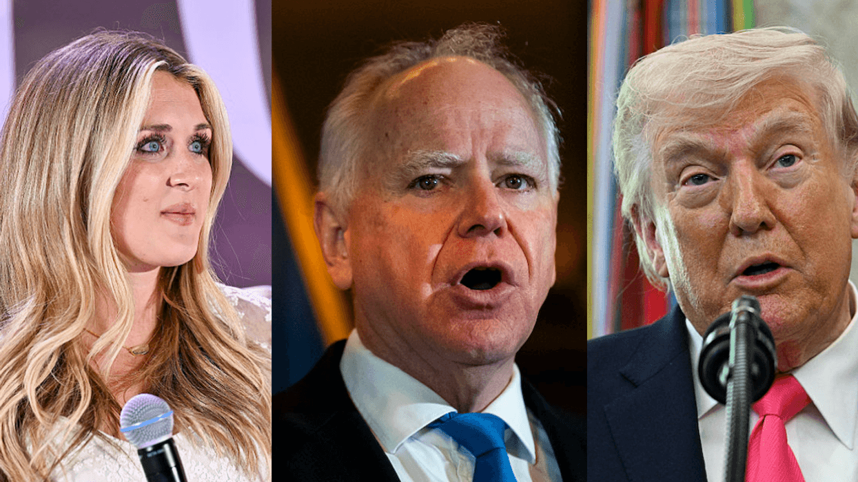 Riley Gaines; Tim Walz; Donald Trump