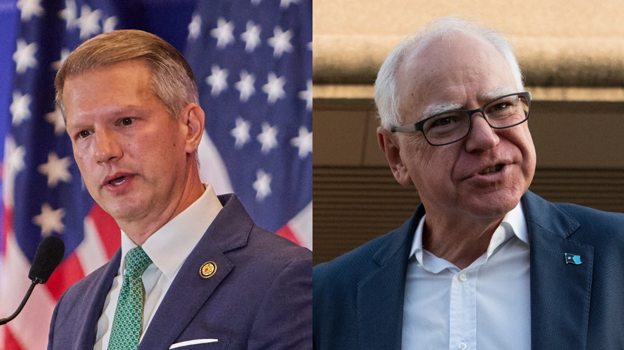 Riley Moore; Tim Walz