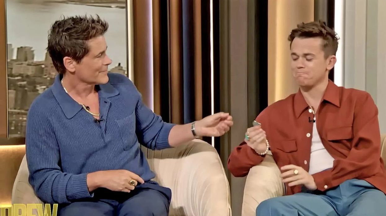 Rob Lowe and John Owen Lowe on the "Drew Barrymore Show"