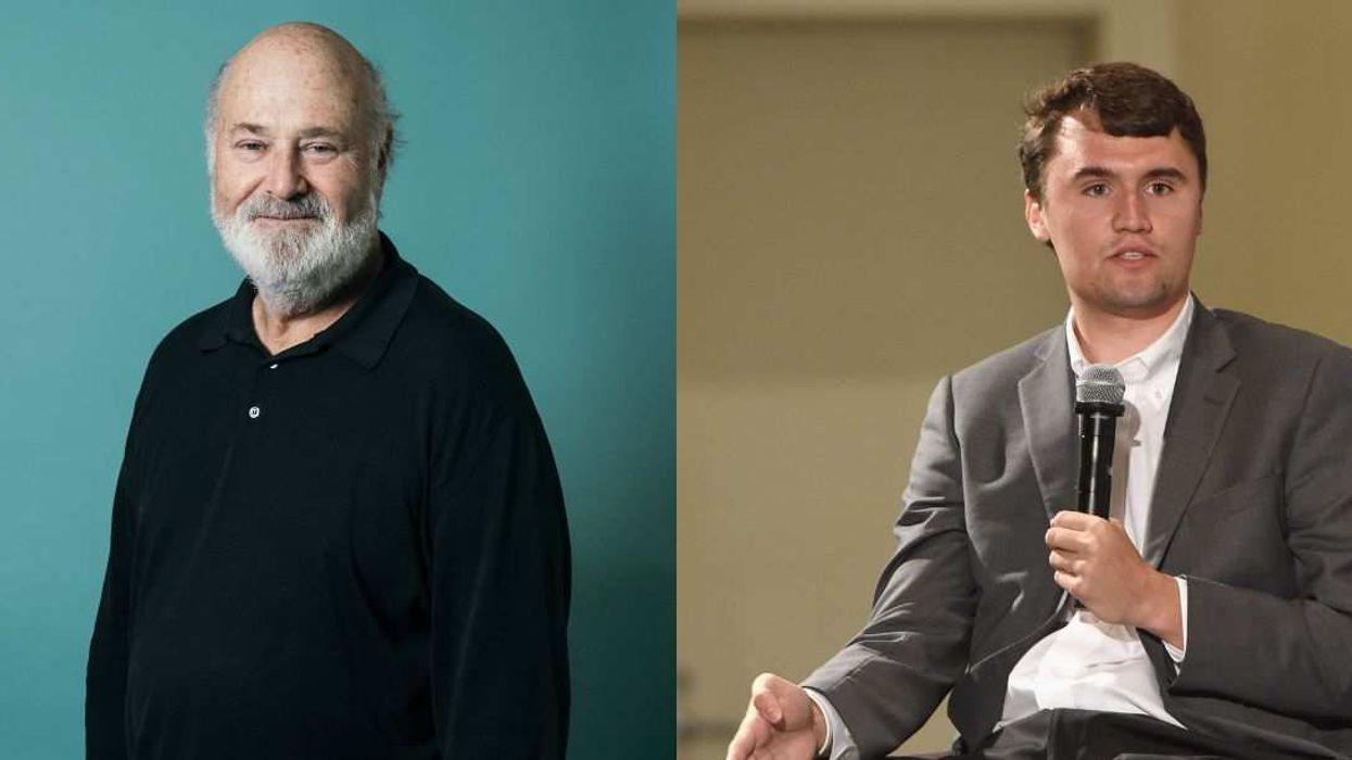 Rob Reiner (left) and conservative activist Charlie Kirk (right), whose assassination Reiner addressed in one of his final televised interviews, are now widely revisited following the filmmaker’s death.