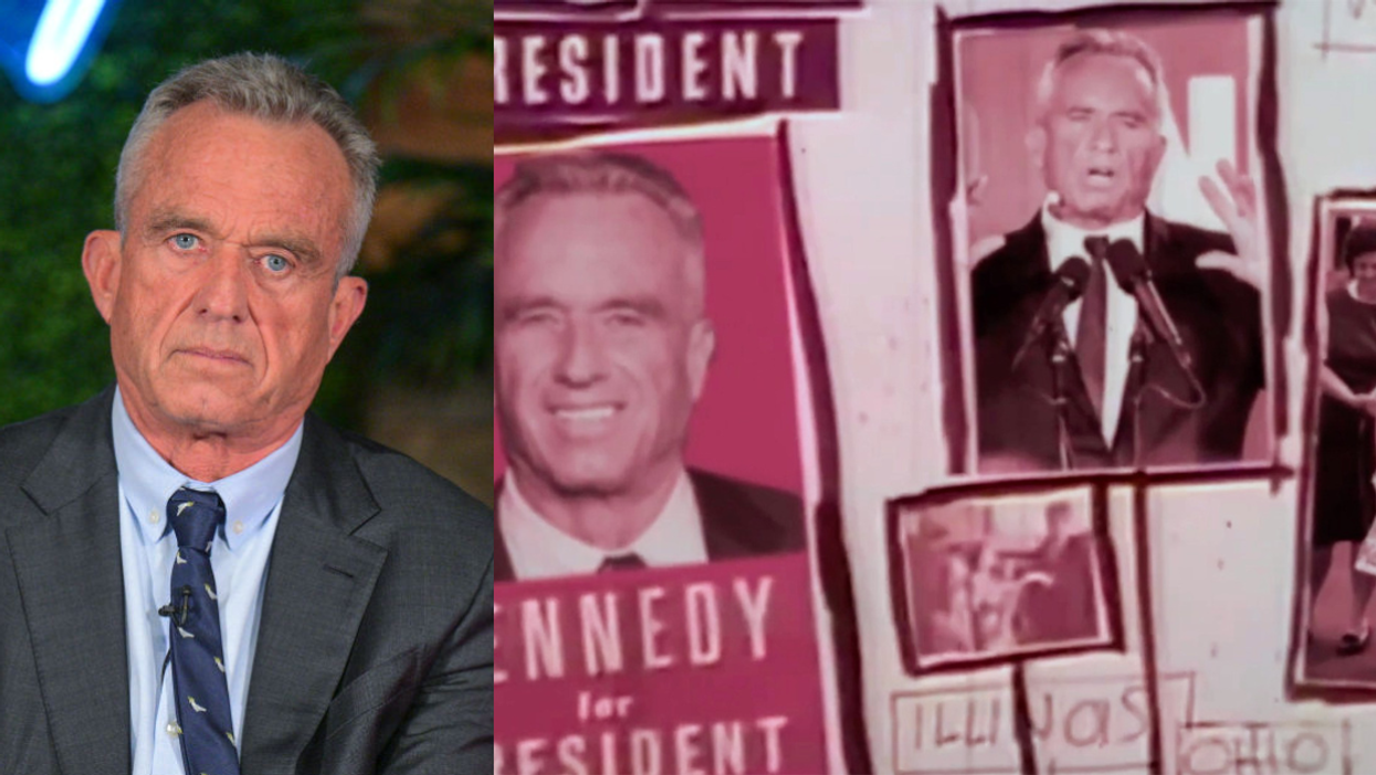 Robert F Kennedy Jr; screenshot of RFK Jr Super Bowl ad