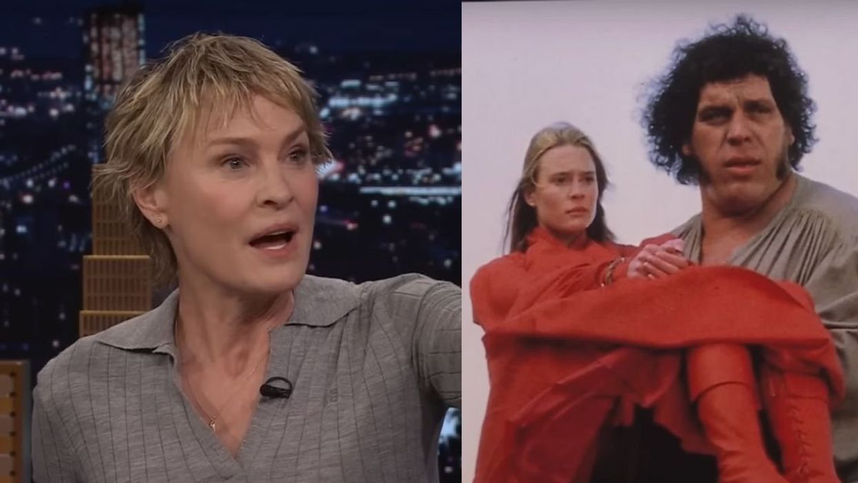 Robin Wright; Robin Wright and Andre the Giant from "Princess Bride"