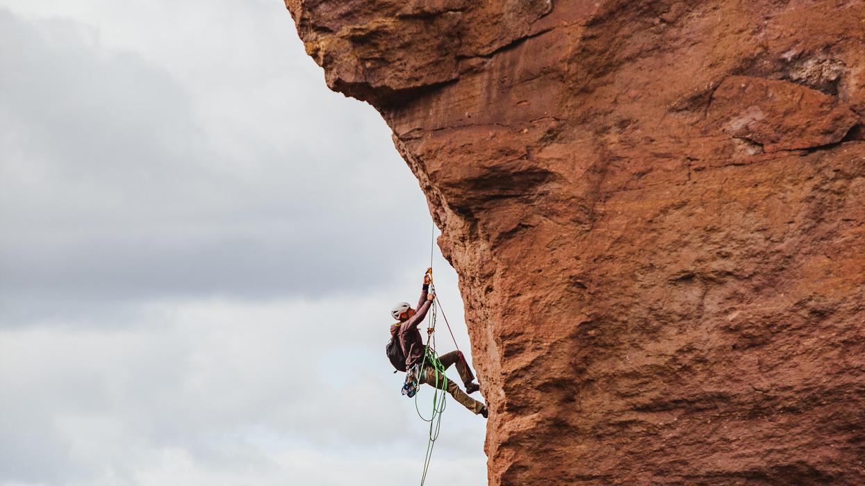 rock climbing