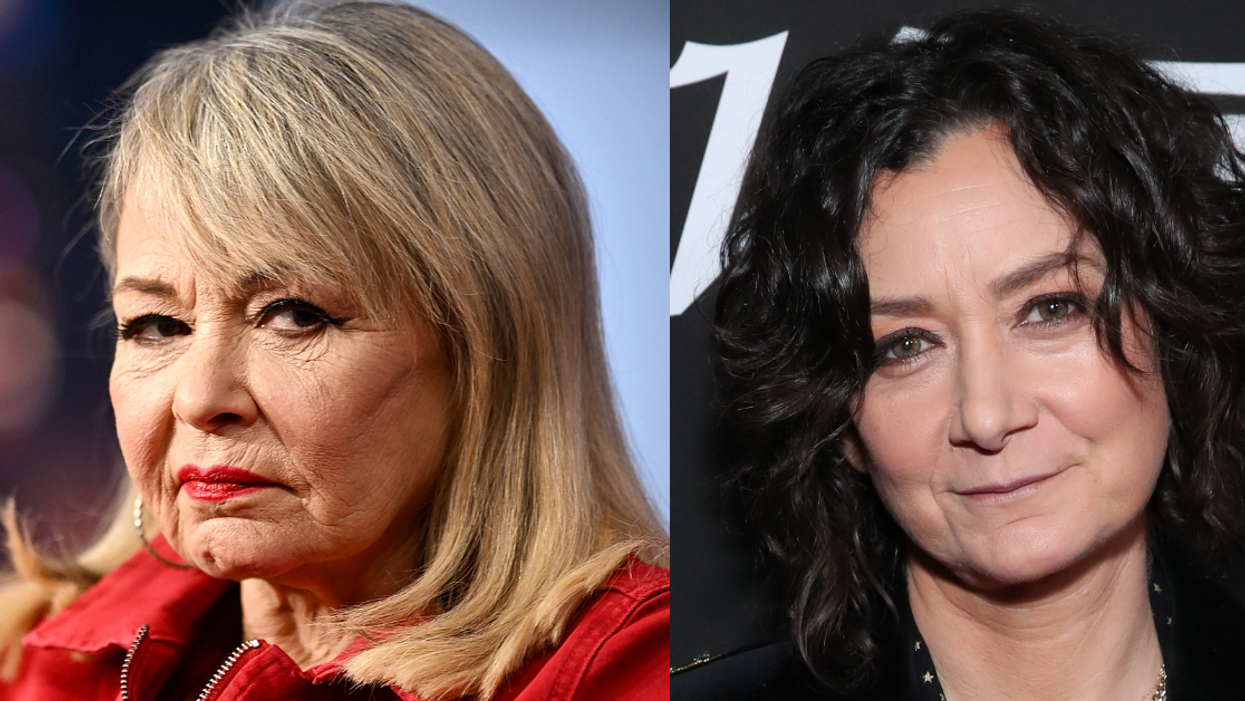 Roseanne Barr; Sara Gilbert