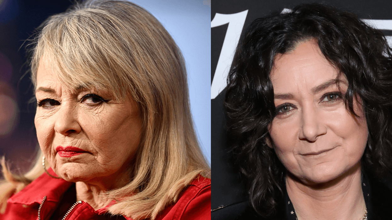 Roseanne Barr; Sara Gilbert