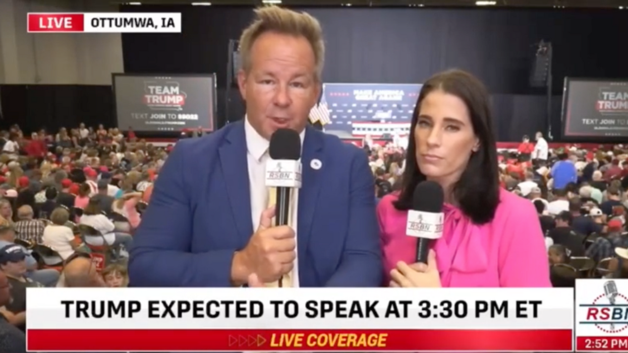 RSBN screenshot of Brian Glenn and Christina Bobb