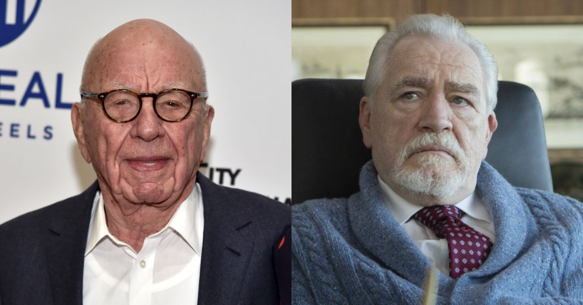 Rupert Murdoch; Brian Cox as Logan Roy