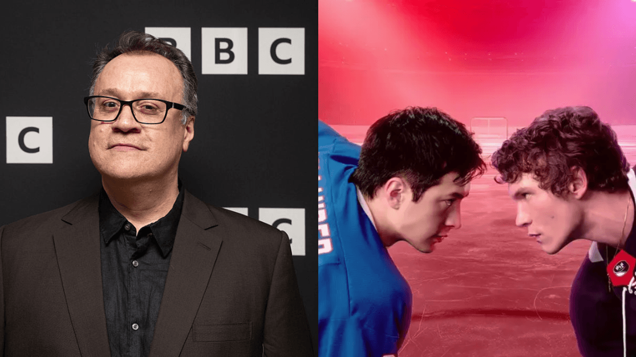 Russell T. Davies; Shane and Ilya from 'Heated Rivalry'