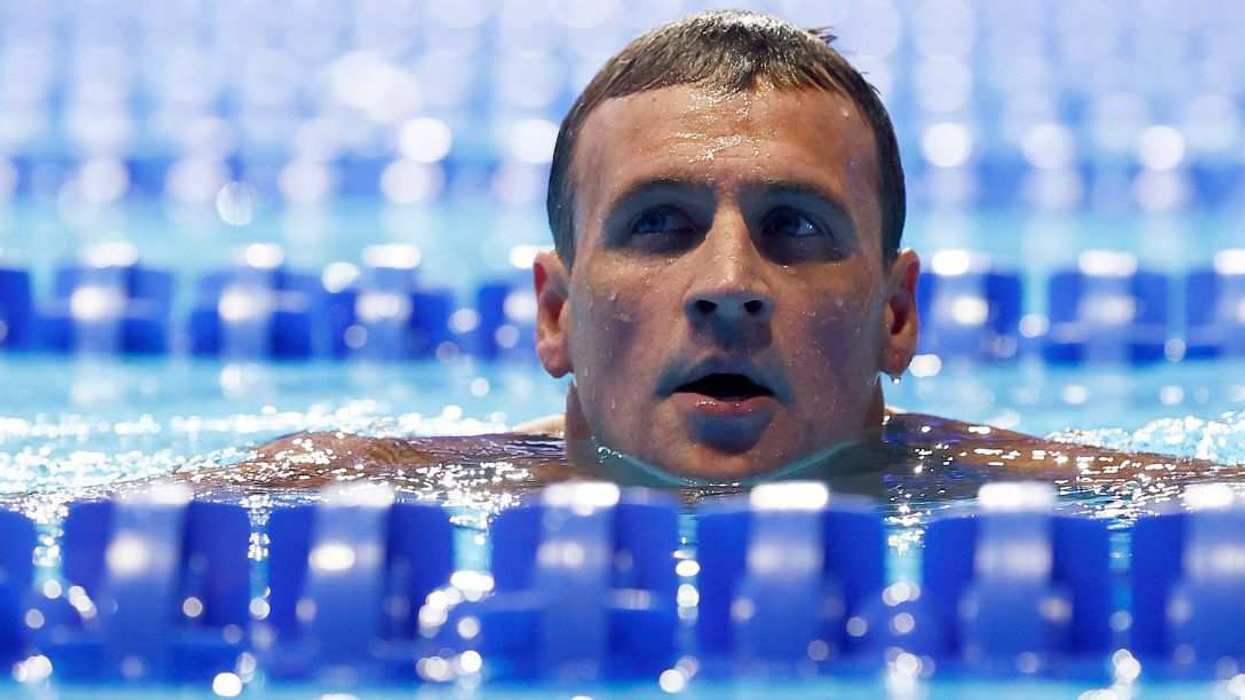 Ryan Lochte competes in the Men's 200m individual medley final at the 2021 U.S. Olympic Team Swimming Trials.