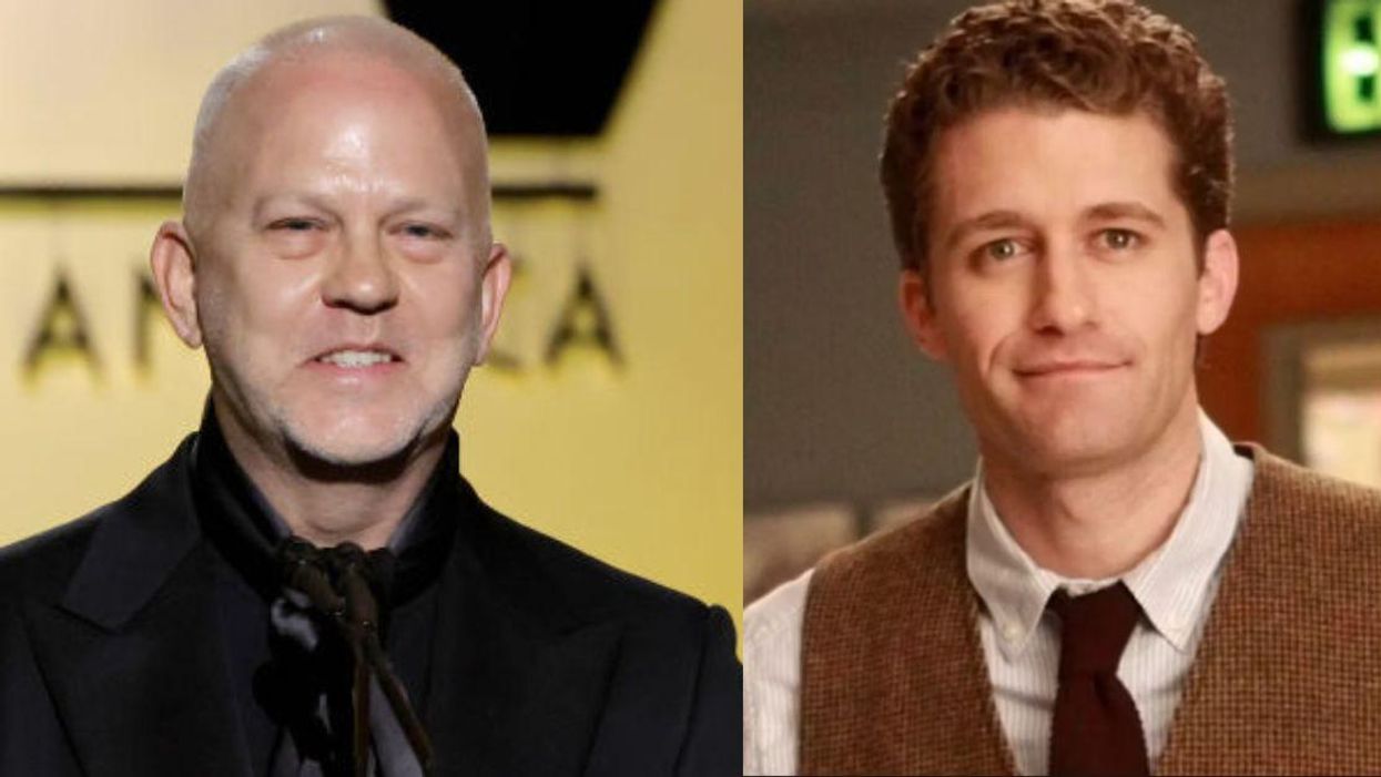 Ryan Murphy; Matthew Morrison as "Glee" character Will Schuester