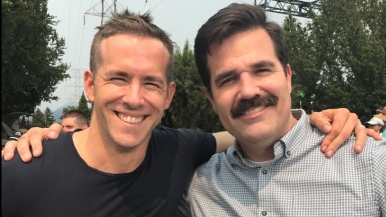 Ryan Reynolds with Rob Delaney