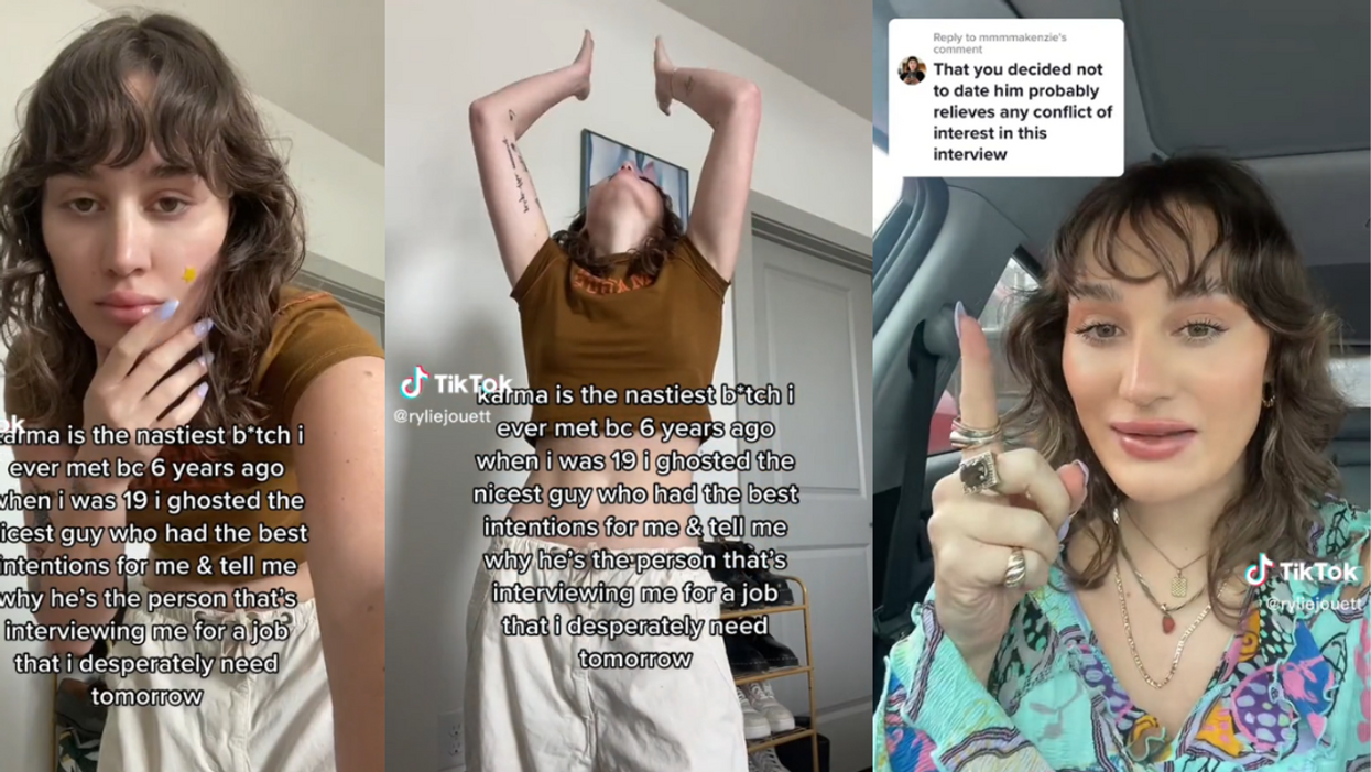 Rylie Jouett gets interviewed by man she dated and ghosted six years prior