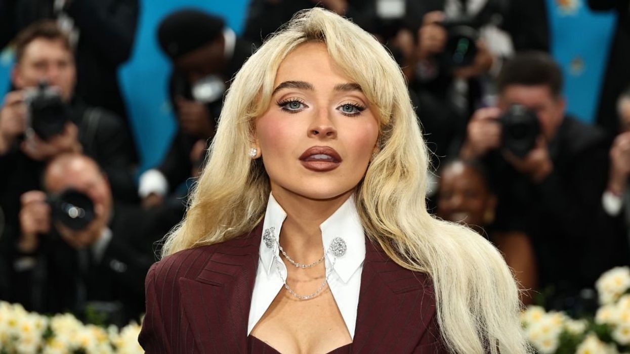 Sabrina Carpenter attends the 2025 Met Gala Celebrating "Superfine: Tailoring Black Style."