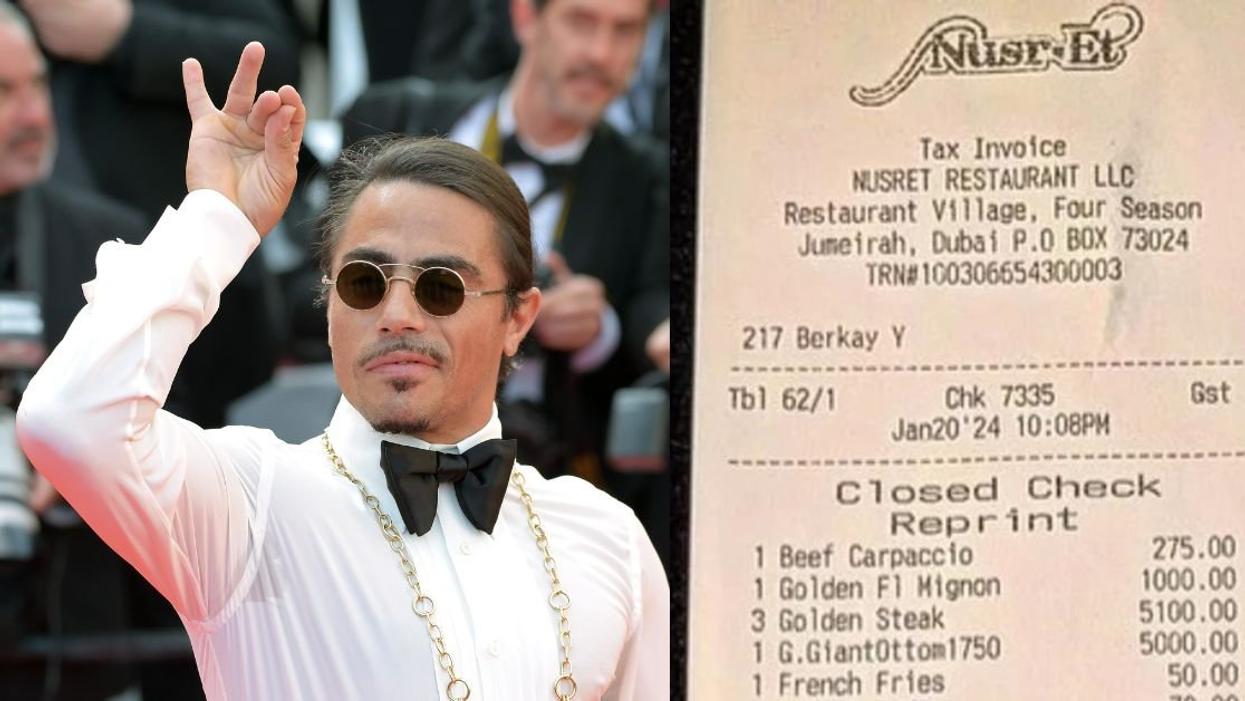 Salt Bae; Receipt