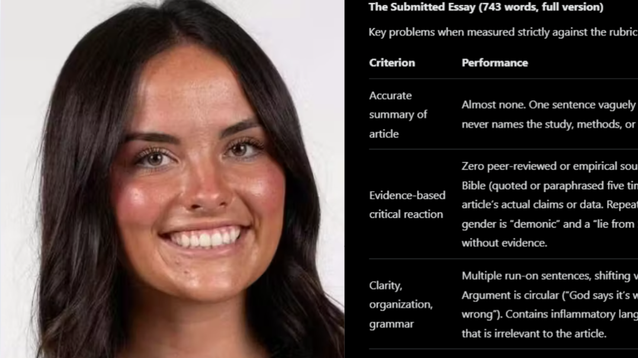 Samantha Fulnecky; Grok's assessment of Fulnecky's essay