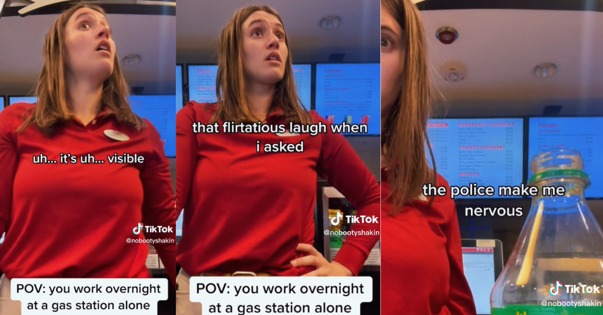 Sami Jean nervous about interaction with male customer during night shift