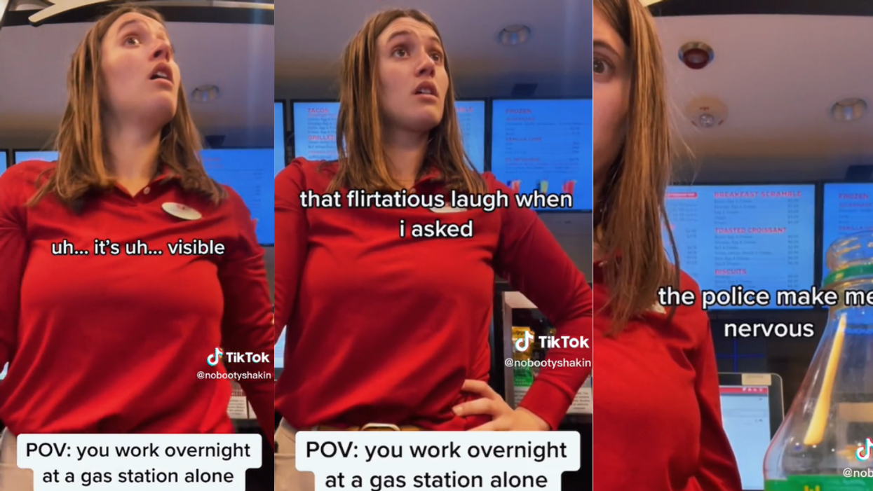 Sami Jean nervous about interaction with male customer during night shift