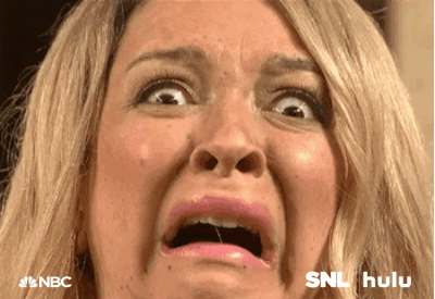 Scared Saturday Night Live GIF