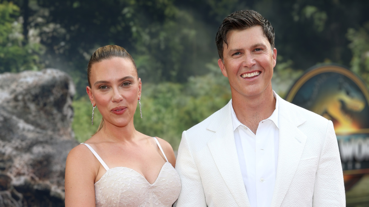 Scarlett Johansson and Colin Jost