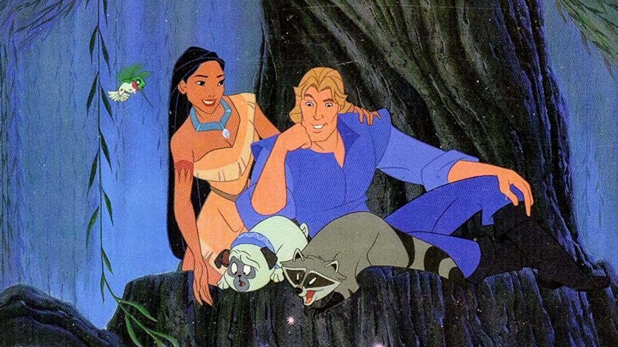 scene from Disney's Pocahontas