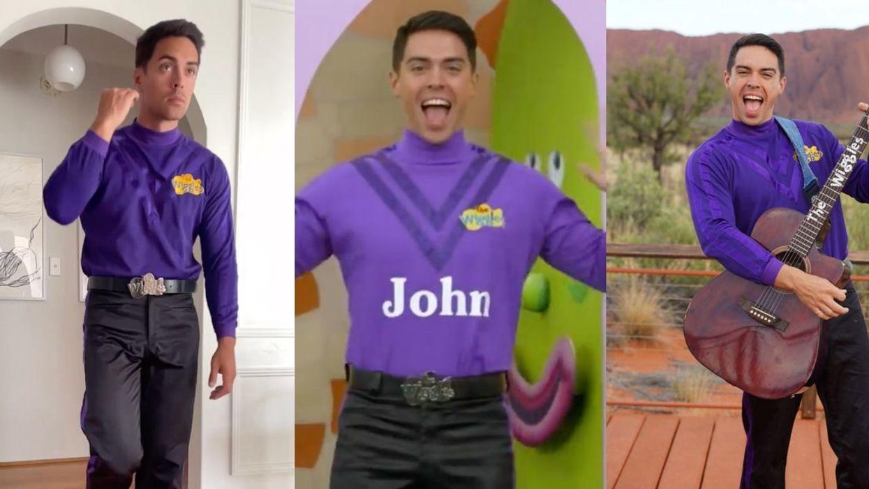 Screen captures of John Pearce from his Instagram