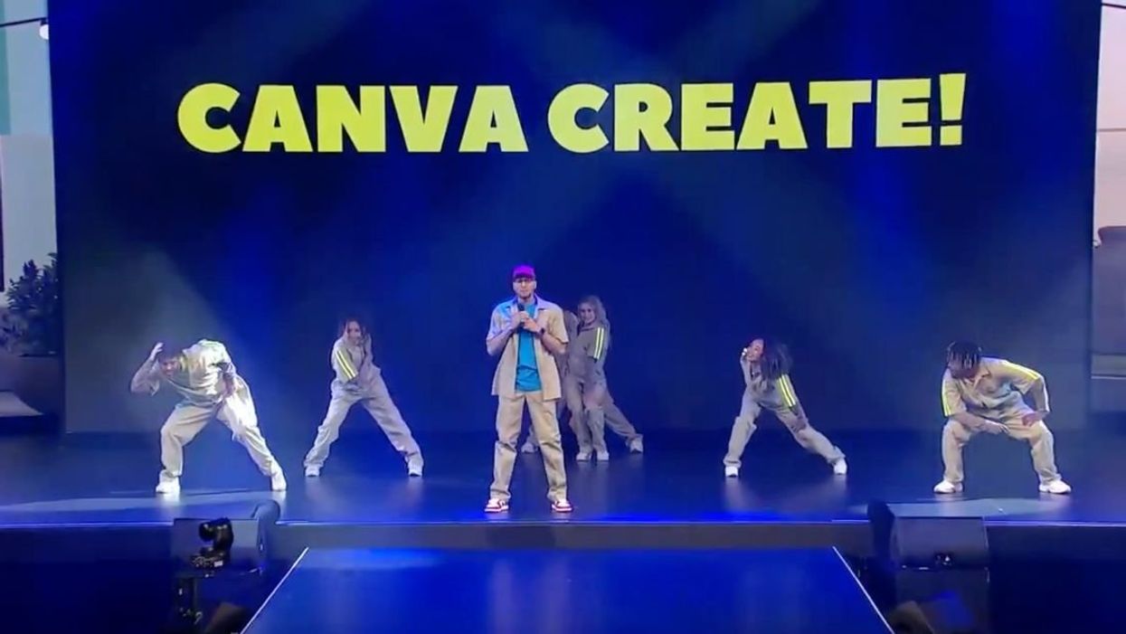 Screenshot from Canva Create video