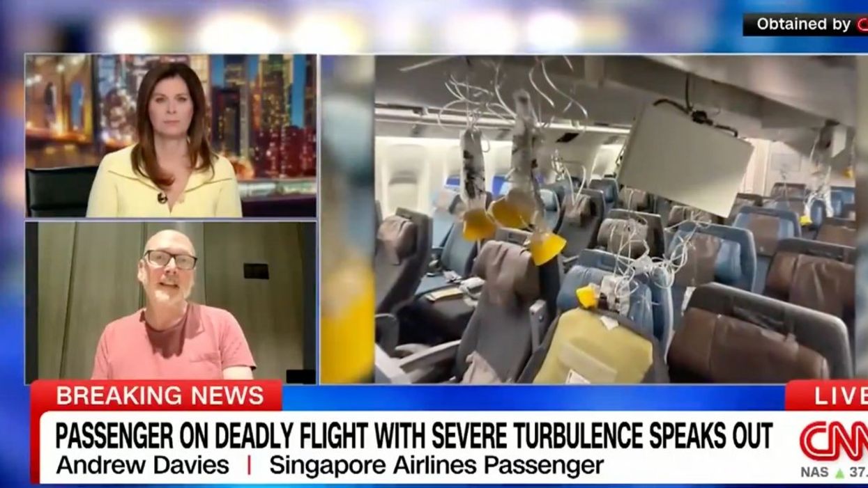 Screenshot from CNN video