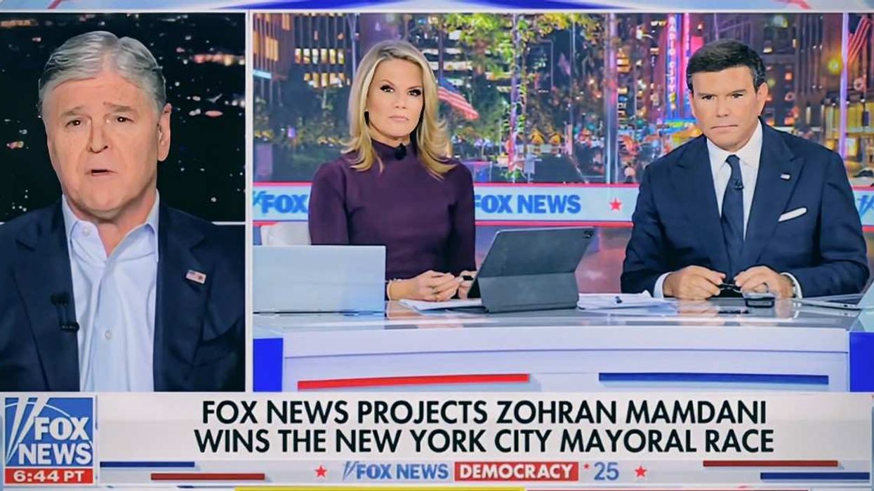 screenshot from Fox News broadcast