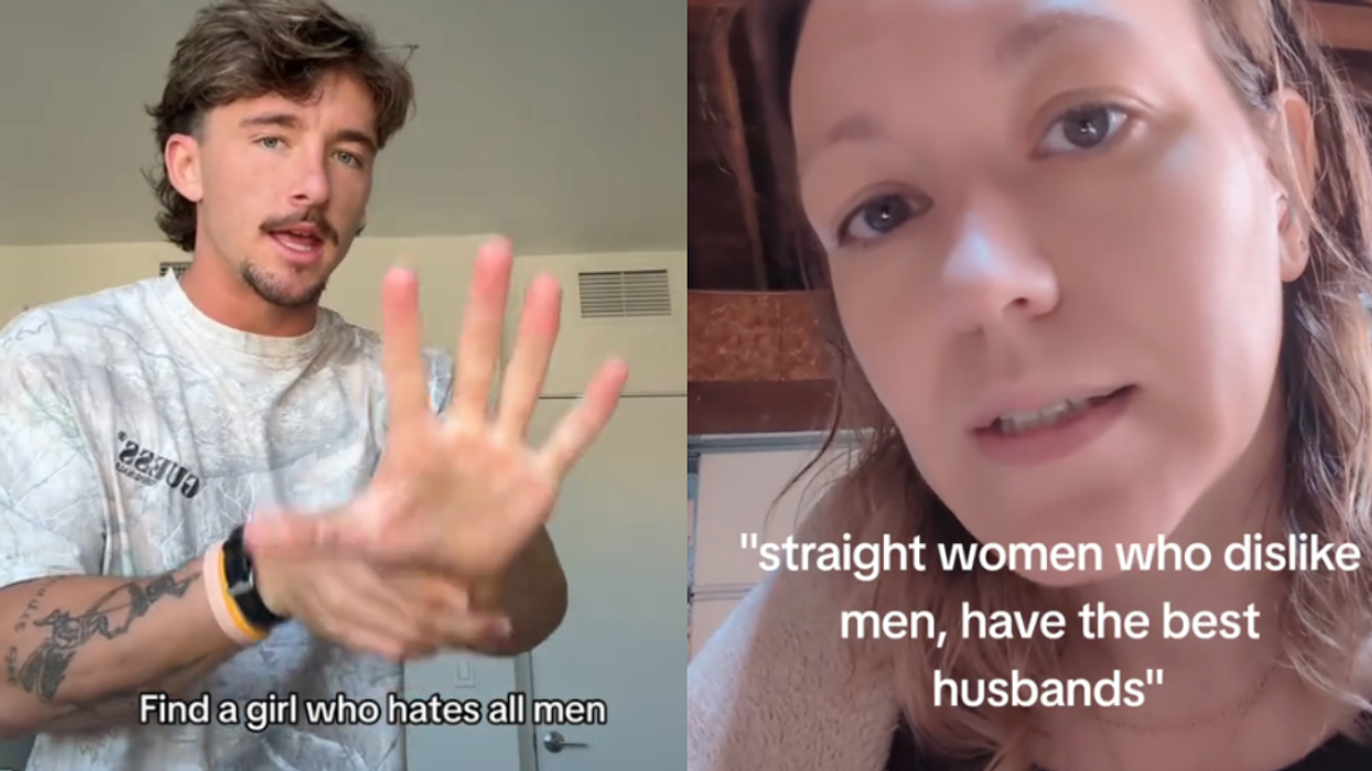 Screenshot from @jameslwhitee's video; Screenshot from @tootsietat's video