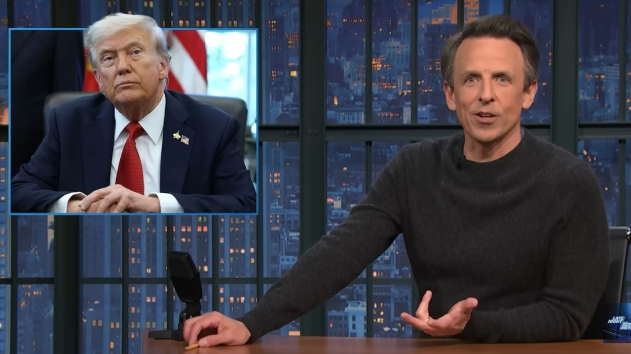 screenshot from Late Night with Seth Meyers