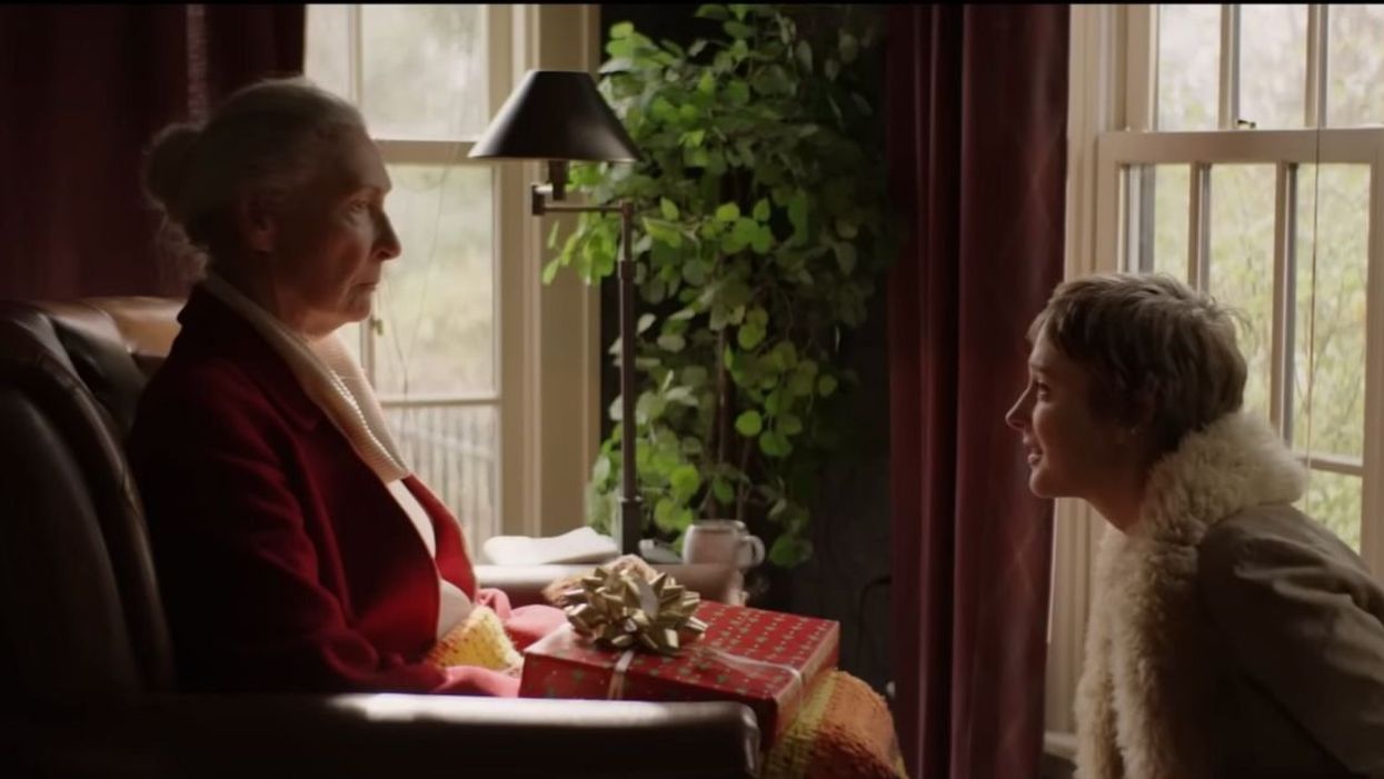 Screenshot from new Chevrolet holiday commercial