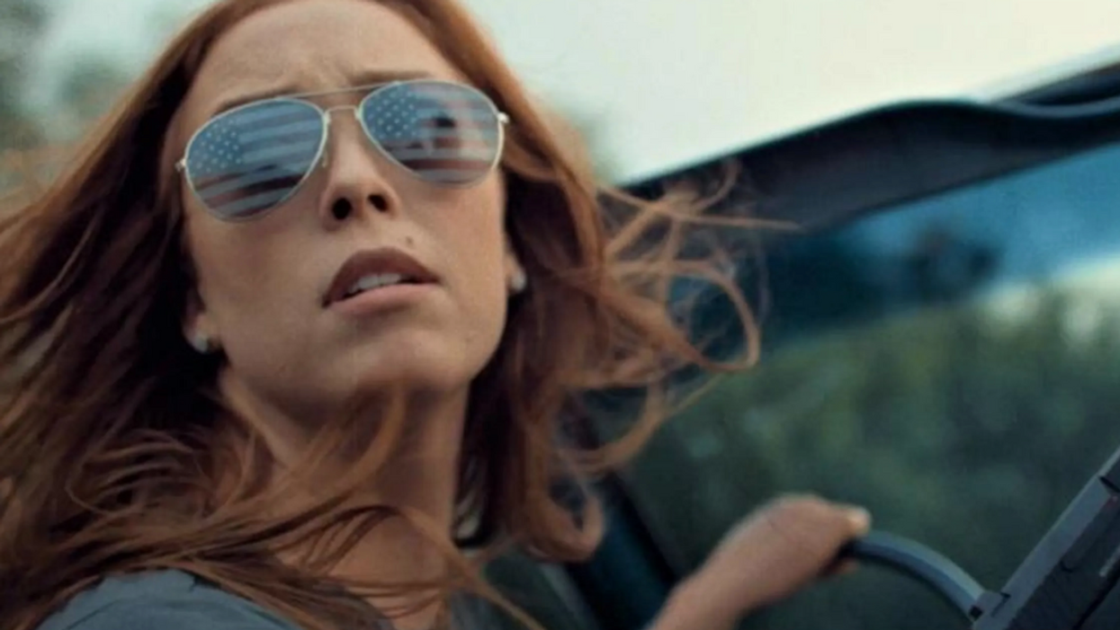 screenshot from "Rebel's Run" movie trailer