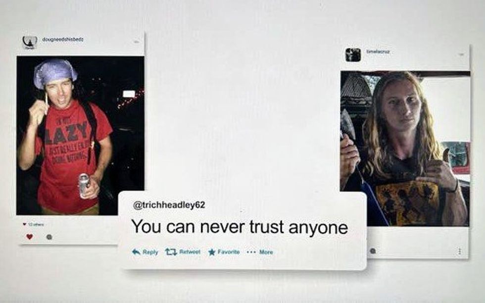 screenshot from The Hatchet-Wielding Hitchhiker