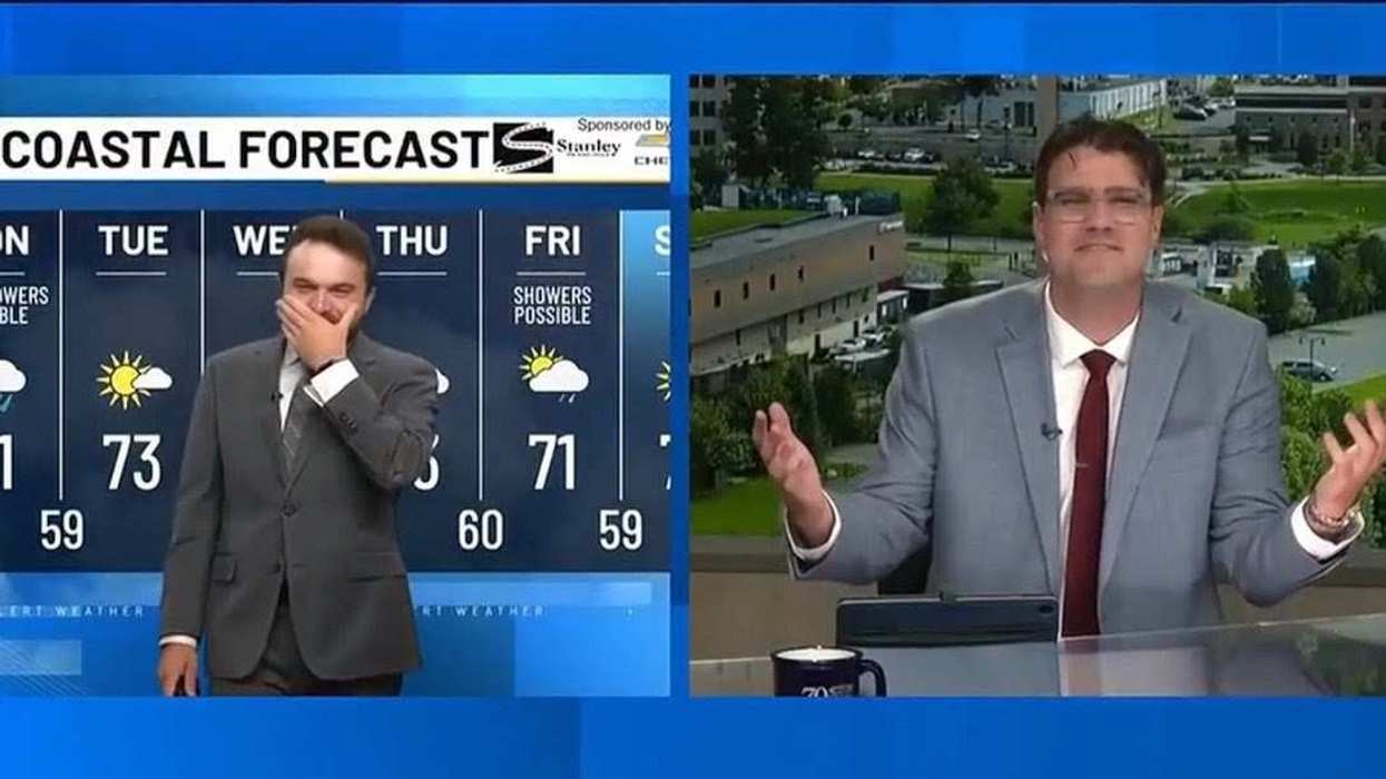 screenshot from WABI TV5 live broadcast