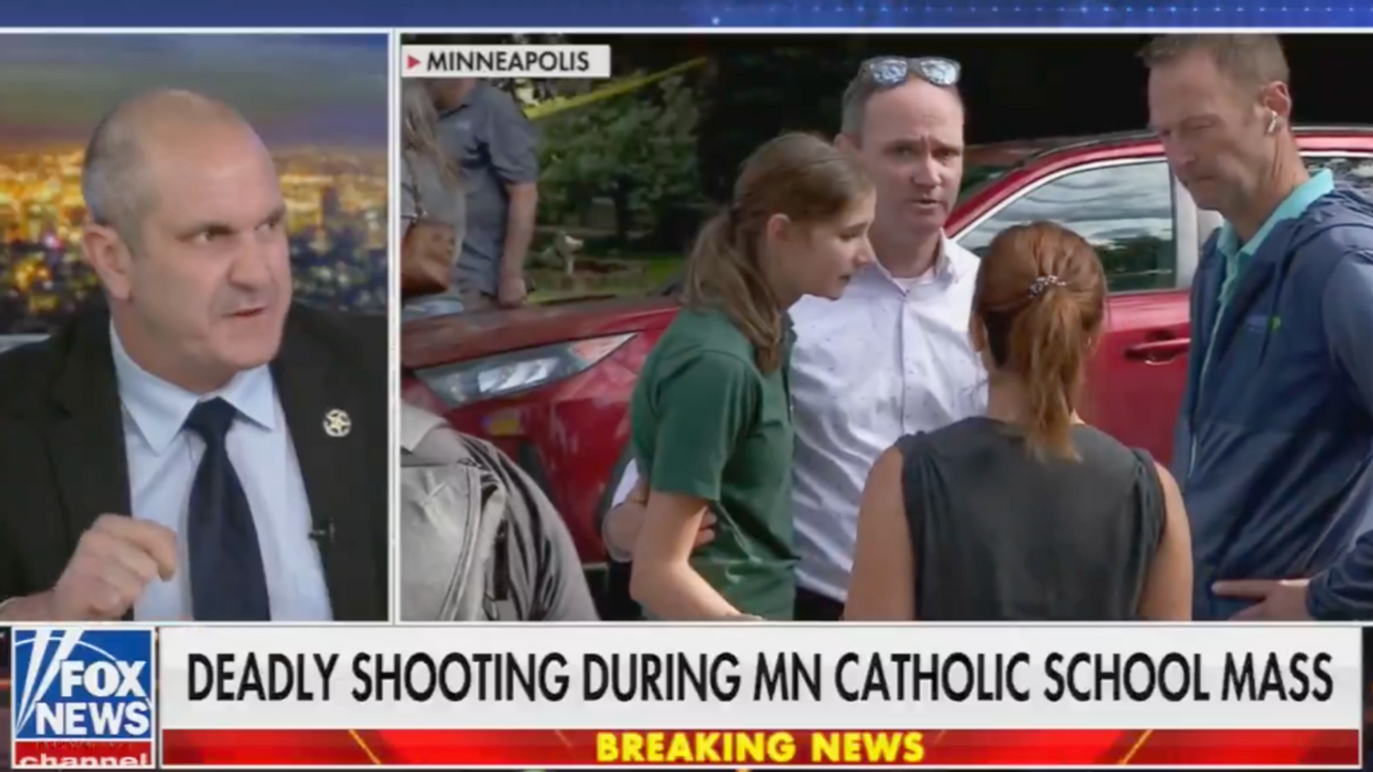 Screenshot of Aaron Cohen during Fox broadcast about Minneapolis shooting