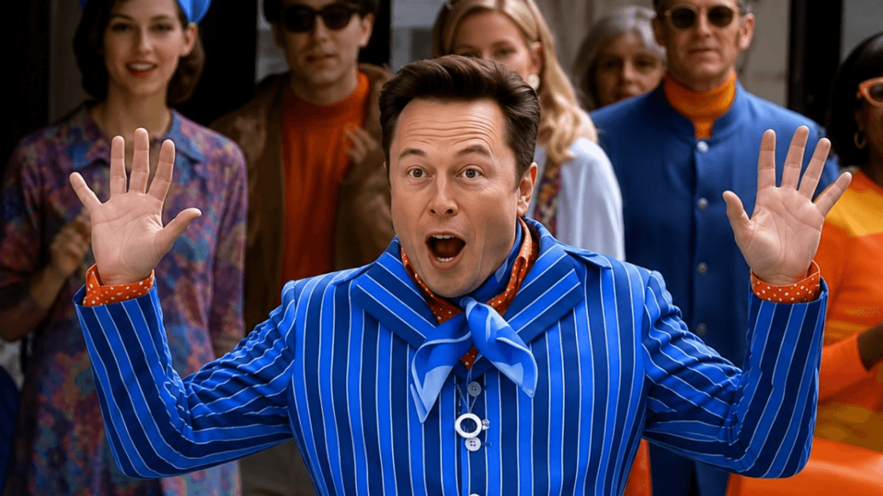 screenshot of AI Elon Musk as Austin Powers