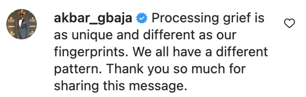 Screenshot of @akbar_gbaja's post on Instagram