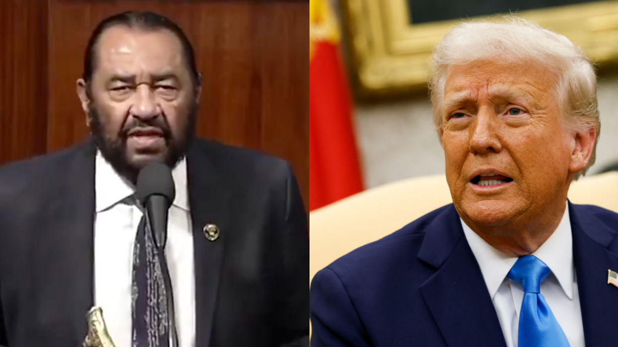 Screenshot of Al Green; Donald Trump