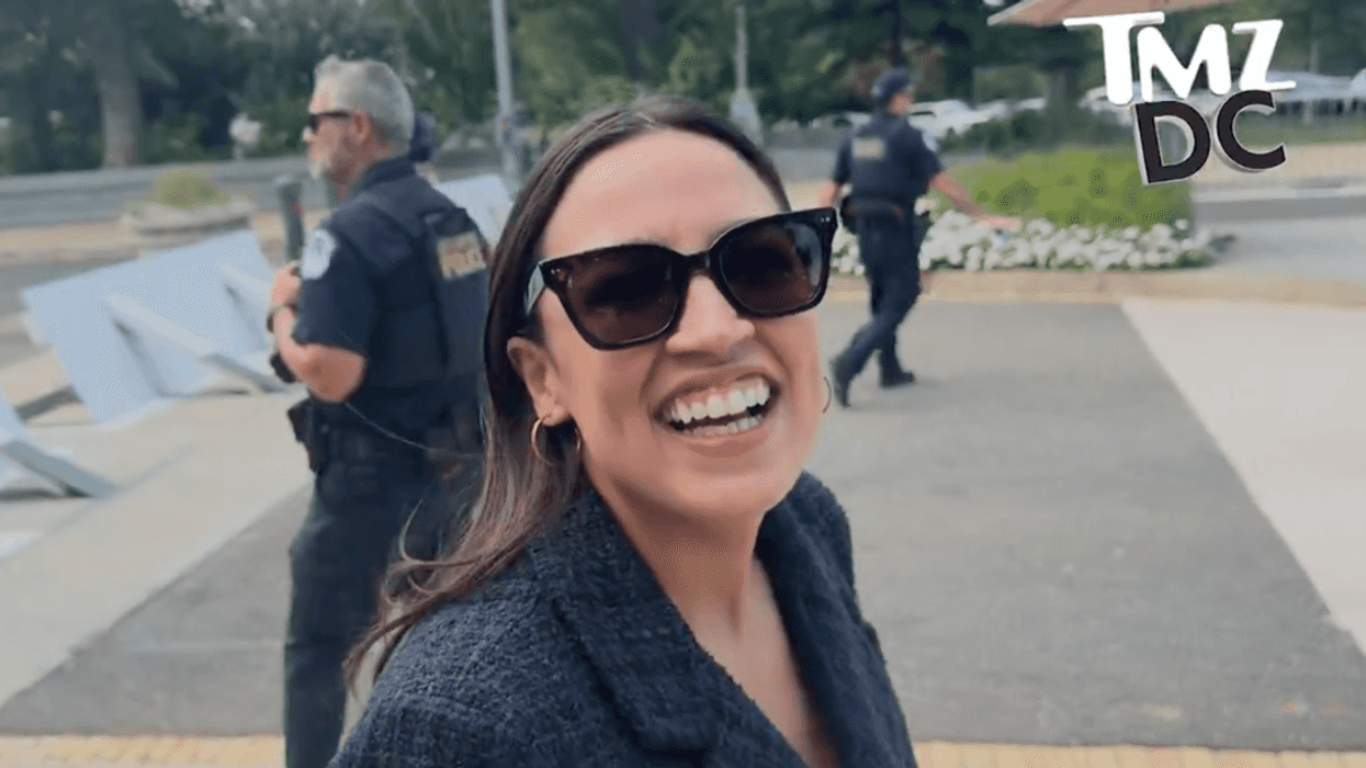 Screenshot of Alexandria Ocasio-Cortez