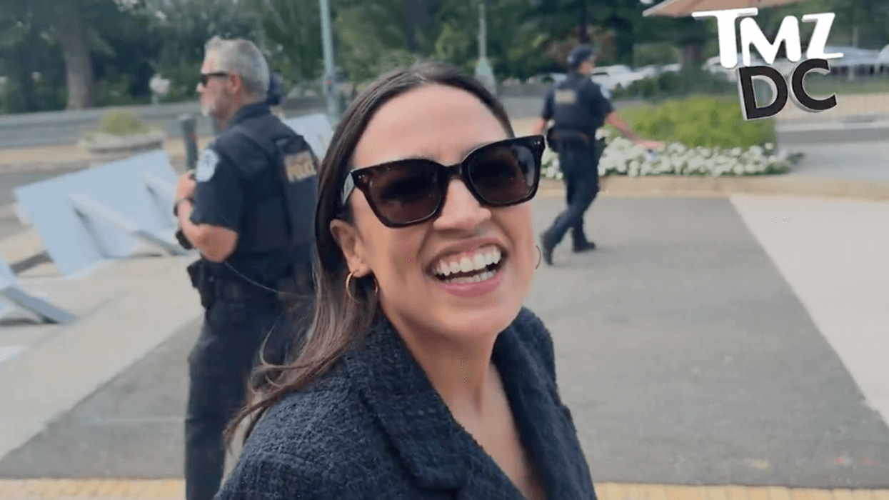 Screenshot of Alexandria Ocasio-Cortez
