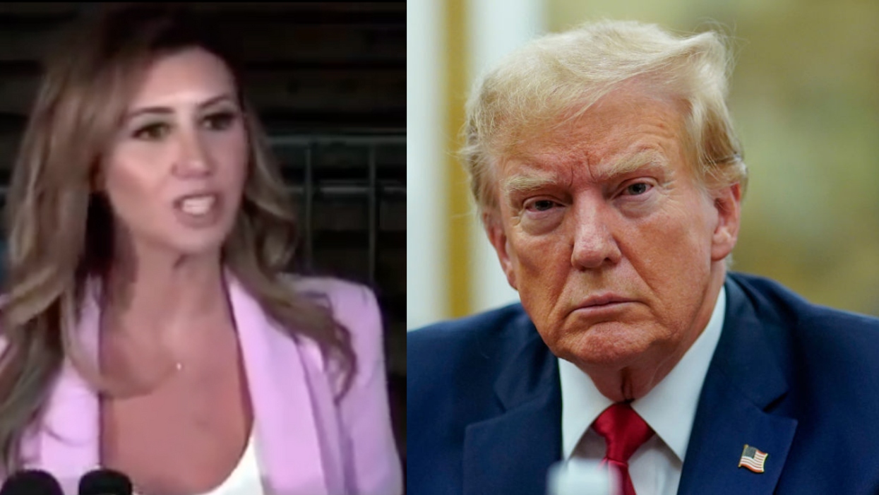 Screenshot of Alina Habba; Donald Trump