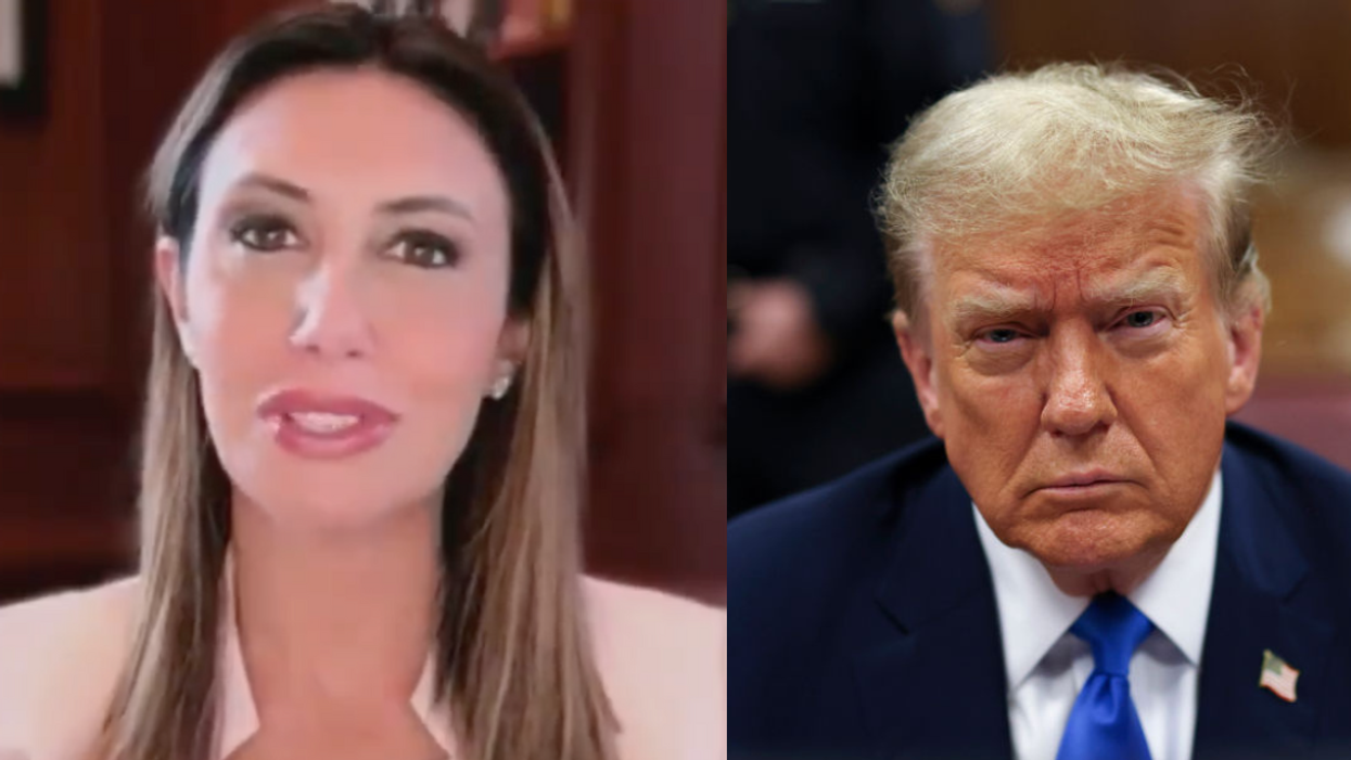 Screenshot of Alina Habba; Donald Trump