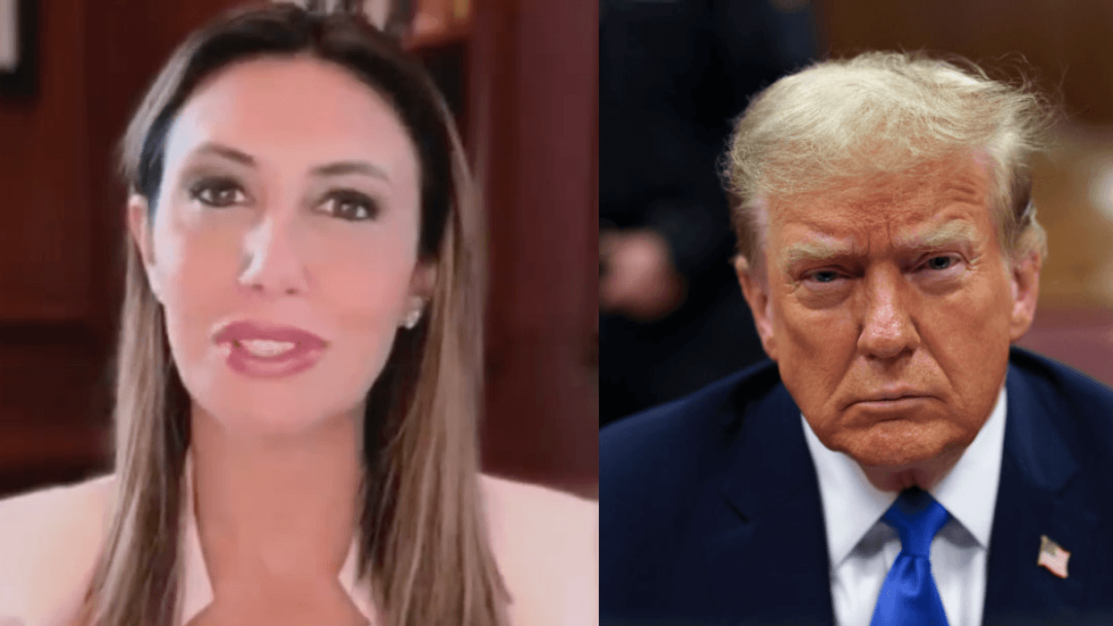 Screenshot of Alina Habba; Donald Trump