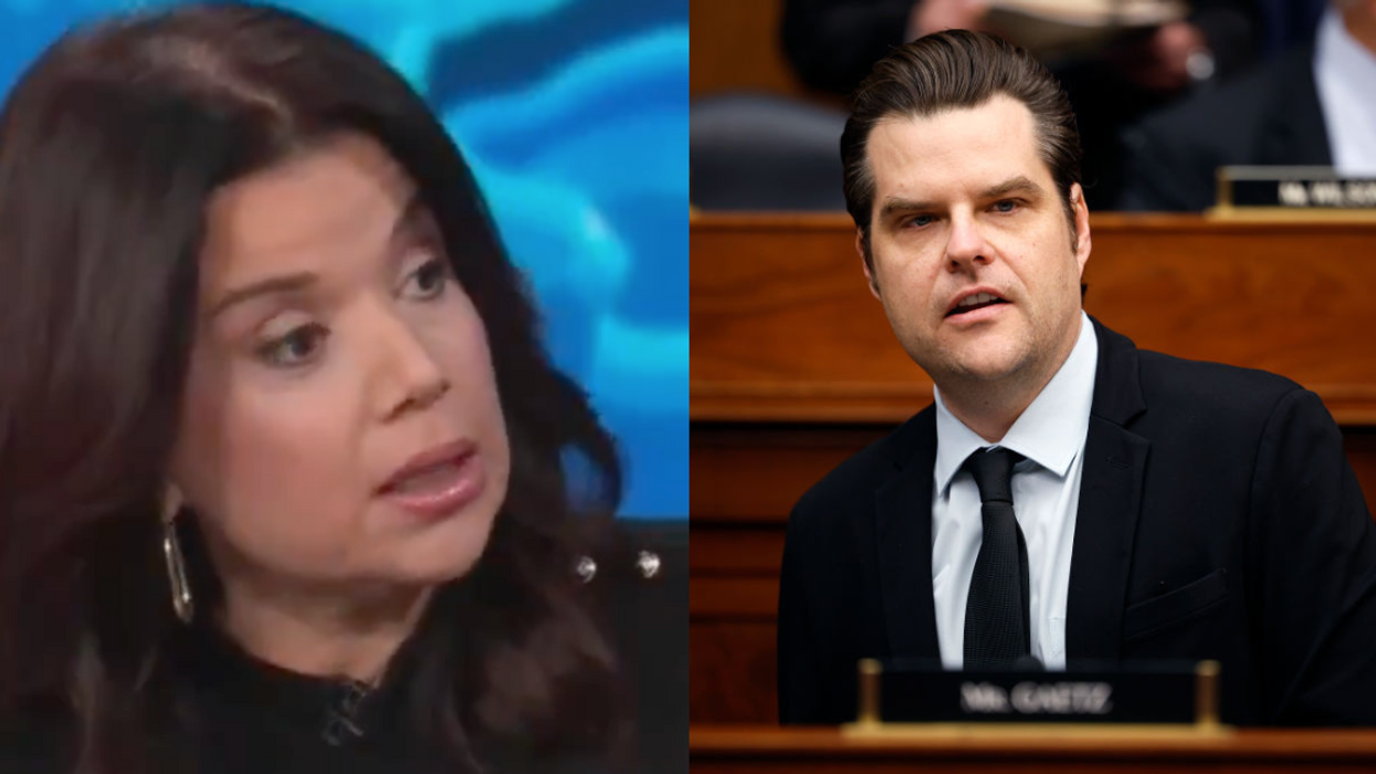 Screenshot of Ana Navarro; Matt Gaetz