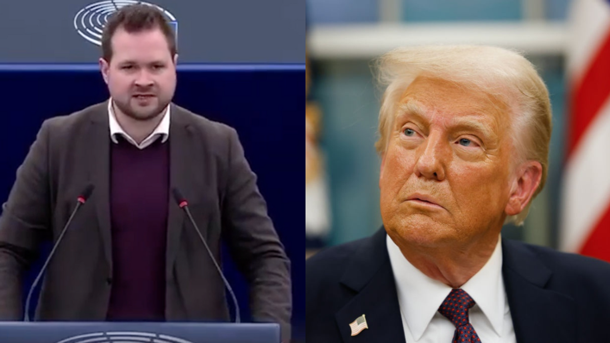 Screenshot of Anders Vistisen; Donald Trump